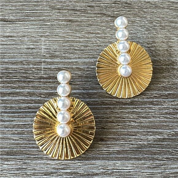 VintageāstyleādropāearringsāA487 - Picture 3 of 5